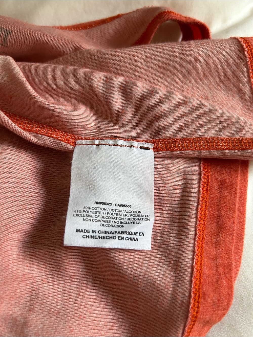 Nike Women's Rust-Orange Racerback Tank - Picture 4 of 5